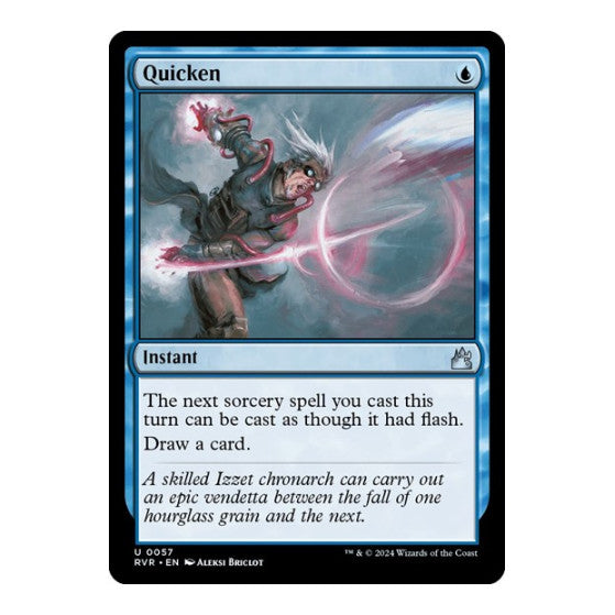 Quicken (RVR) #57 Uncommon (Foil Lightly Played) Ravnica Remastered Magic: The Gathering: 2024