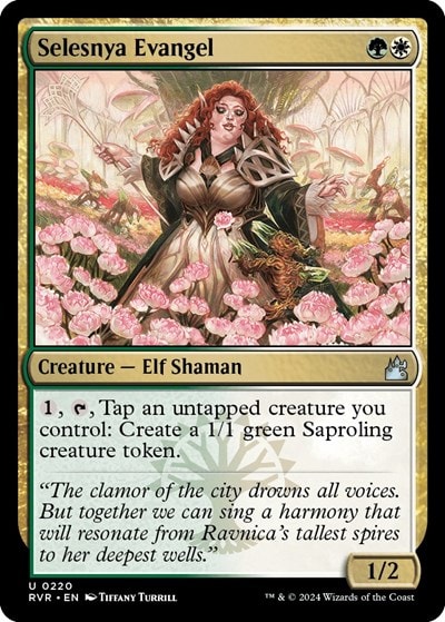 Selesnya Evangel (RVR) #220 Uncommon (Lightly Played) Ravnica Remastered Magic: The Gathering: 2024