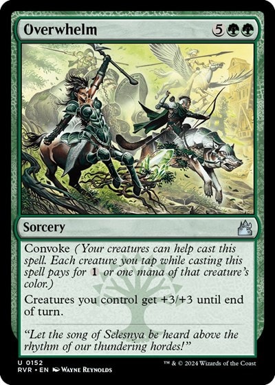 Overwhelm (RVR) #152 Uncommon (Lightly Played) Ravnica Remastered Magic: The Gathering: 2024