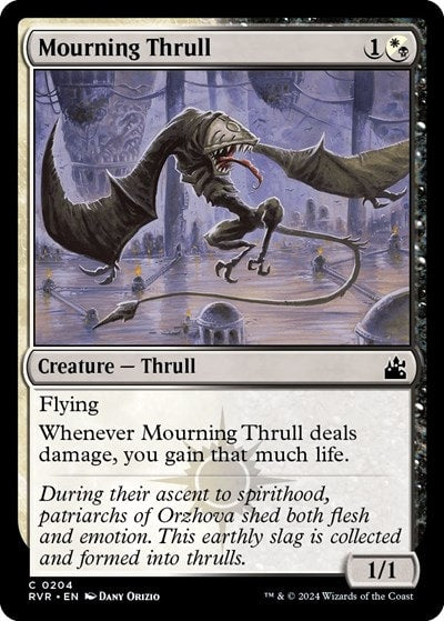Mourning Thrull (RVR) #204 Common (Lightly Played) Ravnica Remastered Magic: The Gathering: 2024