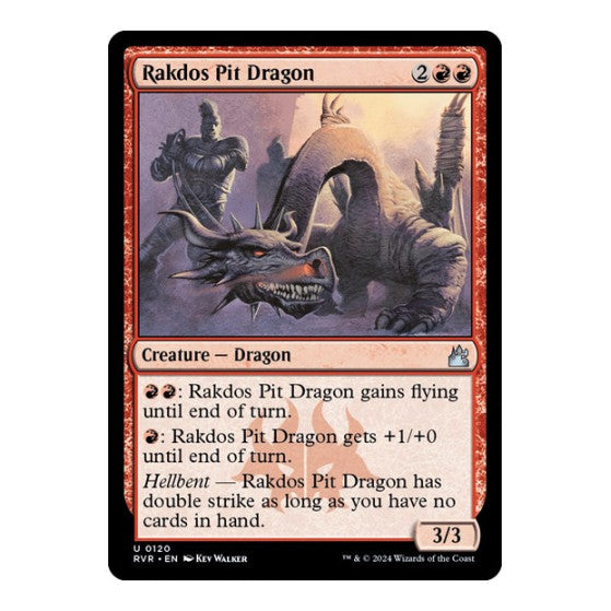 Rakdos Pit Dragon (RVR) #120 Uncommon (Lightly Played) Ravnica Remastered Magic: The Gathering: 2024