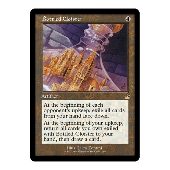 Bottled Cloister Retro Frame (RVR) #389 Rare (Lightly Played) Ravnica Remastered Magic: The Gathering: 2024