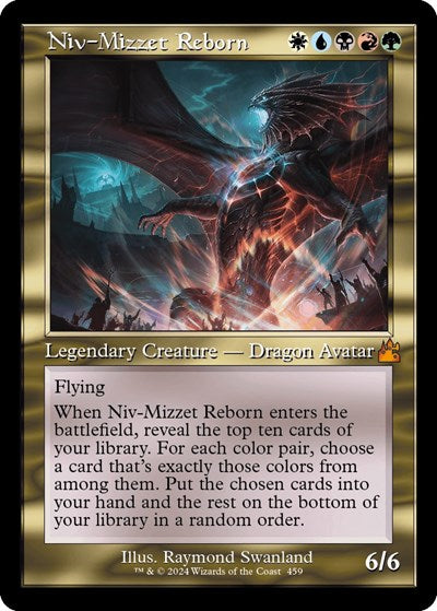 Niv Mizzet Reborn Retro Frame (RVR) #459 Mythic Rare (Near Mint) Ravnica Remastered Magic: The Gathering: 2024