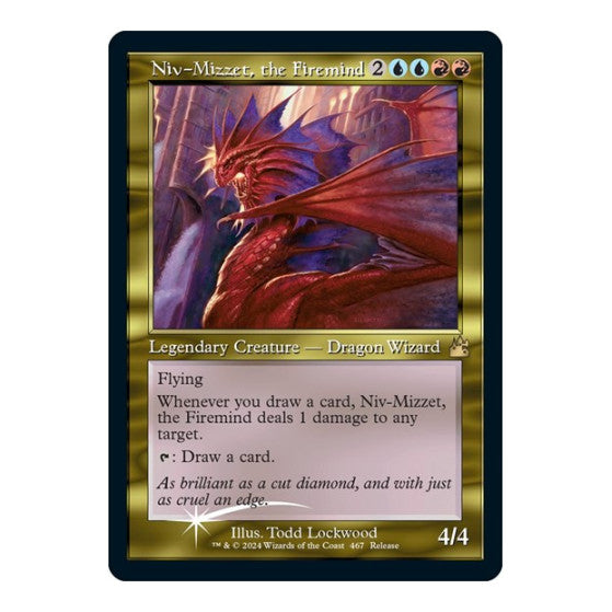 Niv-Mizzet, the Firemind (Retro Frame) (LARP) #467 Promo (Foil Lightly Played) Launch Party & Release Event Promos Magic: The Gathering: 2026