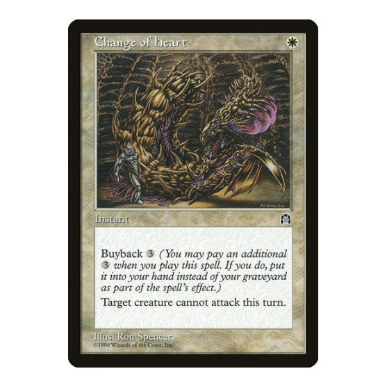 Change of Heart (STH) #3 Common (Moderately Played) Stronghold Magic: The Gathering: 1998