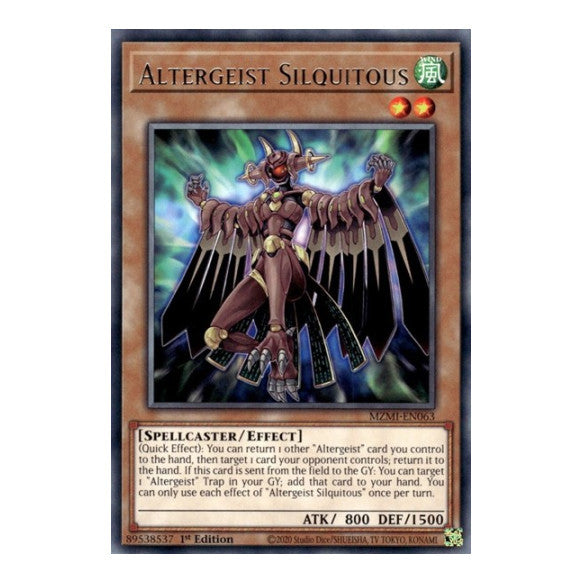 Altergeist Silquitous (MZMI) #MZMI-EN063 Rare (1st Edition Near Mint) Maze of Millennia YuGiOh: 2024