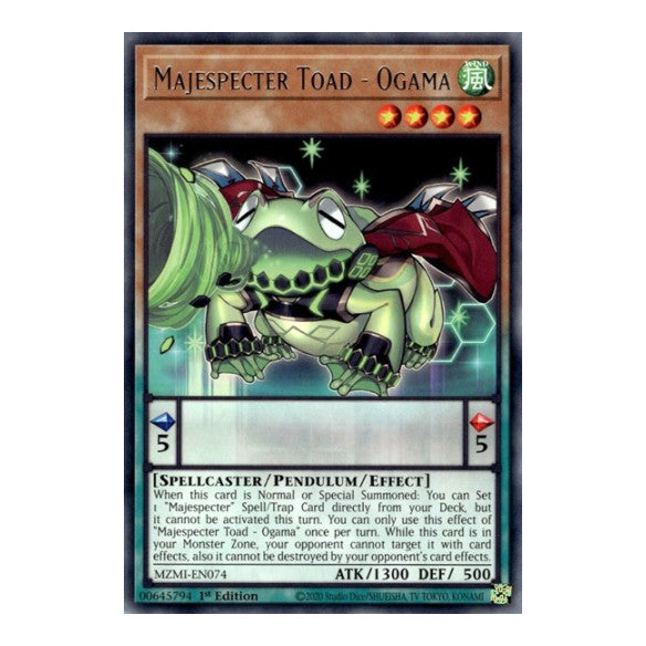 Majespecter Toad - Ogama (MZMI) #MZMI-EN074 Rare (1st Edition Near Mint) Maze of Millennia YuGiOh: 2024