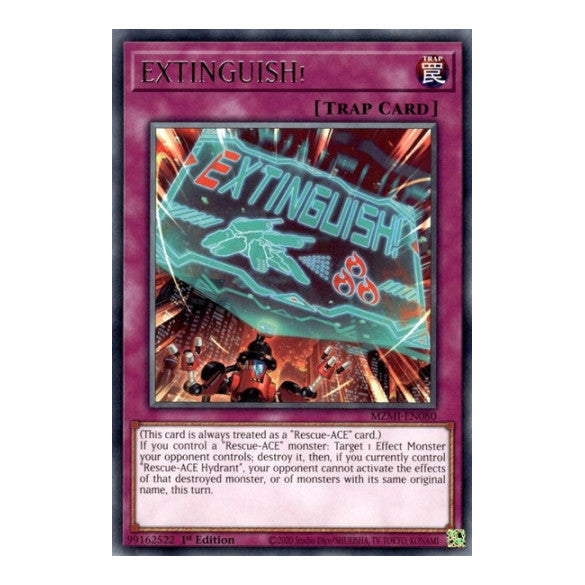 EXTINGUISH! (MZMI) #MZMI-EN080 Rare (1st Edition Near Mint) Maze of Millennia YuGiOh: 2024