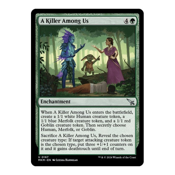 A Killer Among Us (MKM) #167 Uncommon (Lightly Played) Murders at Karlov Manor Magic: The Gathering: 2024