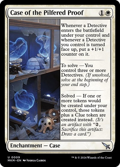 Case of the Pilfered Proof (MKM) #9 Uncommon (Lightly Played) Murders at Karlov Manor Magic: The Gathering: 2024