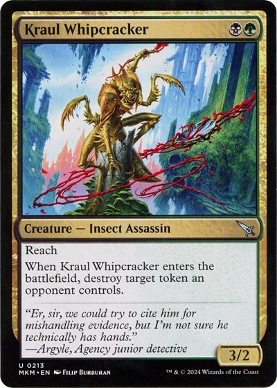 Kraul Whipcracker a (MKM) #213 Uncommon (Lightly Played) Murders at Karlov Manor Magic: The Gathering: 2024