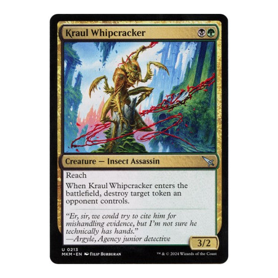 Kraul Whipcracker (a) (MKM) #213 Uncommon (Lightly Played) Murders at Karlov Manor Magic: The Gathering: 2024