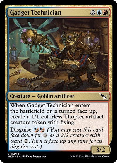 Gadget Technician (MKM) #204 Common Murders at Karlov Manor Magic: The Gathering: 2024