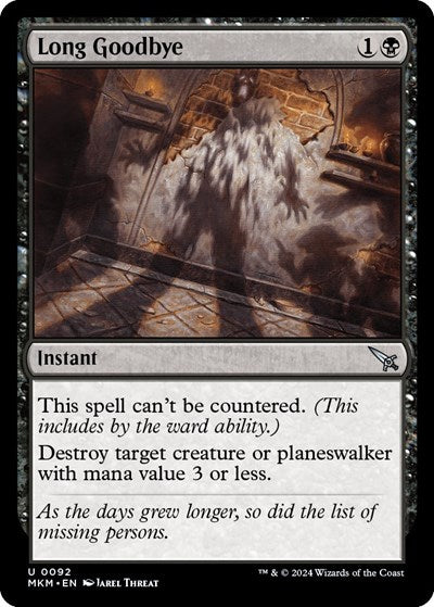 Long Goodbye (MKM) #92 Uncommon (Lightly Played) Murders at Karlov Manor Magic: The Gathering: 2024
