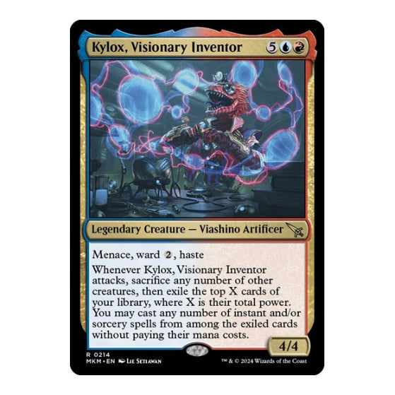 Kylox, Visionary Inventor (MKM) #214 Rare (Lightly Played) Murders at Karlov Manor Magic: The Gathering: 2024