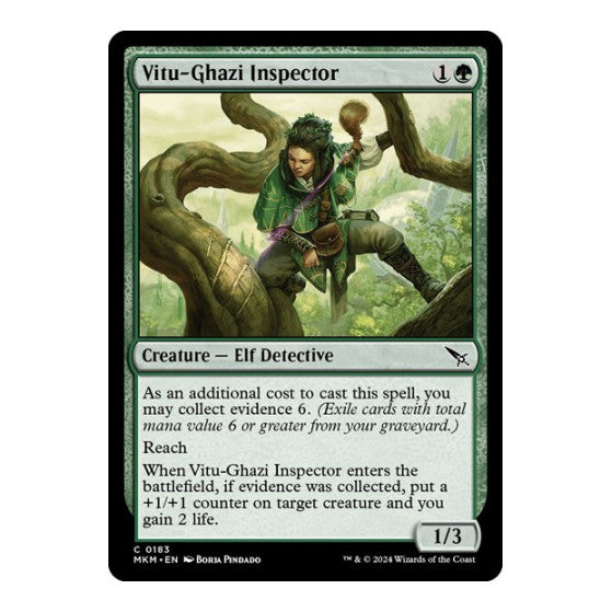 Vitu-Ghazi Inspector (MKM) #183 Common (Lightly Played) Murders at Karlov Manor Magic: The Gathering: 2024