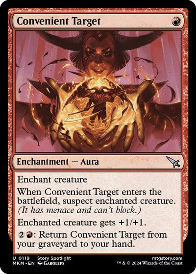 Convenient Target (MKM) #119 Uncommon (Lightly Played) Murders at Karlov Manor Magic: The Gathering: 2024