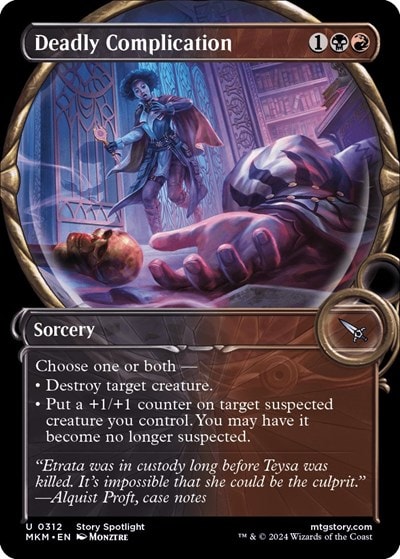 Deadly Complication Showcase (MKM) #312 Uncommon Murders at Karlov Manor Magic: The Gathering: 2024