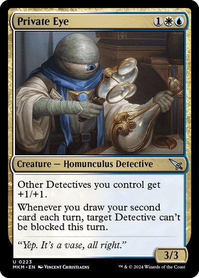 Private Eye (MKM) #223 Uncommon (Near Mint) Murders at Karlov Manor Magic: The Gathering: 2024
