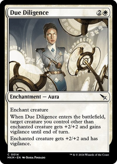 Due Diligence (MKM) #14 Common Murders at Karlov Manor Magic: The Gathering: 2024