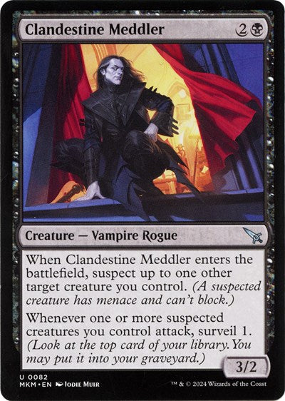 Clandestine Meddler a (MKM) #82 Uncommon Murders at Karlov Manor Magic: The Gathering: 2024