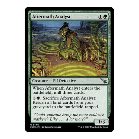 Aftermath Analyst (MKM) #148 Uncommon (Foil Near Mint) Murders at Karlov Manor Magic: The Gathering: 2024