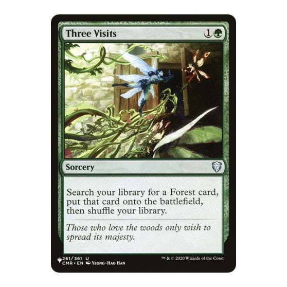 Three Visits (LIST) #261/361 Uncommon (Near Mint) The List Reprints Magic: The Gathering: 2026