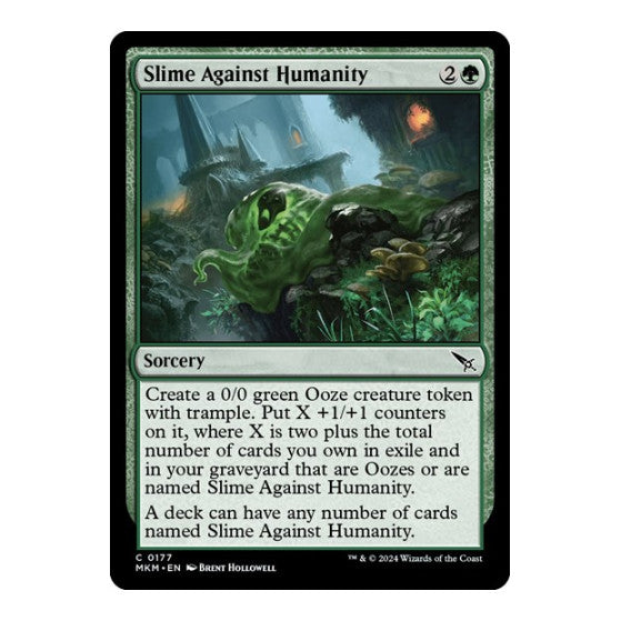 Slime Against Humanity (MKM) #177 Common (Near Mint) Murders at Karlov Manor Magic: The Gathering: 2024
