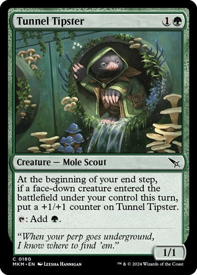 Tunnel Tipster (MKM) #180 Common (Lightly Played) Murders at Karlov Manor Magic: The Gathering: 2024