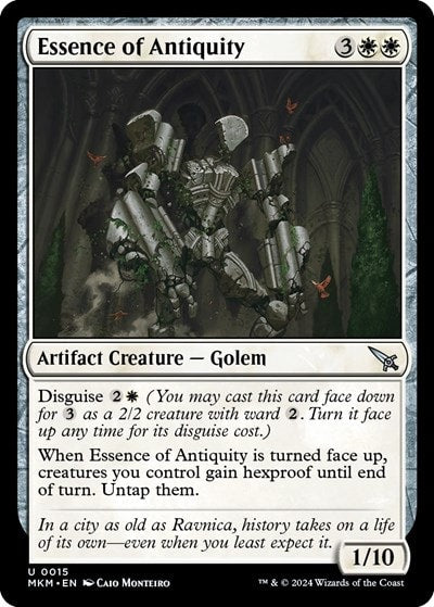 Essence of Antiquity (MKM) #15 Uncommon (Lightly Played) Murders at Karlov Manor Magic: The Gathering: 2024