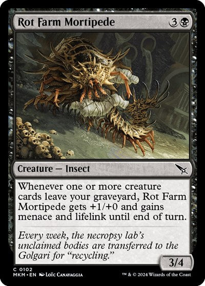 Rot Farm Mortipede (MKM) #102 Common Murders at Karlov Manor Magic: The Gathering: 2024