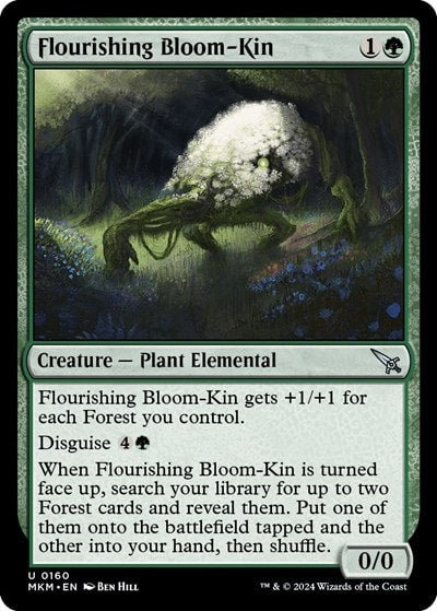 Flourishing Bloom Kin (MKM) #160 Uncommon (Lightly Played) Murders at Karlov Manor Magic: The Gathering: 2024
