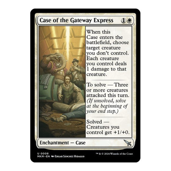 Case of the Gateway Express (MKM) #8 Uncommon (Lightly Played) Murders at Karlov Manor Magic: The Gathering: 2024