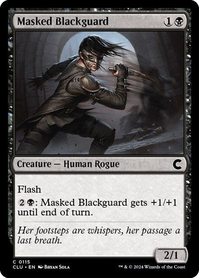 Masked Blackguard (CLU) #115 Common (Lightly Played) Ravnica: Clue Edition Magic: The Gathering: 2024