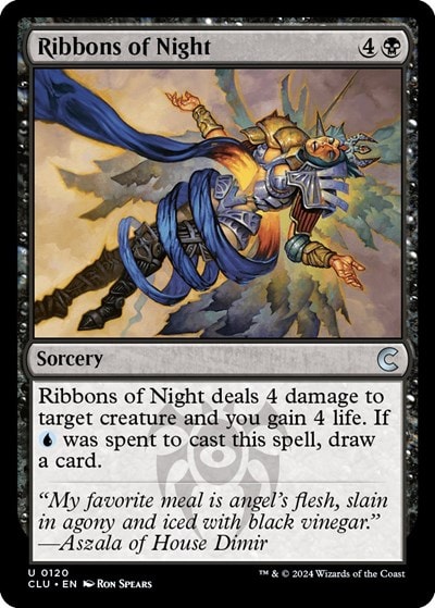 Ribbons of Night (CLU) #120 Uncommon (Lightly Played) Ravnica: Clue Edition Magic: The Gathering: 2024