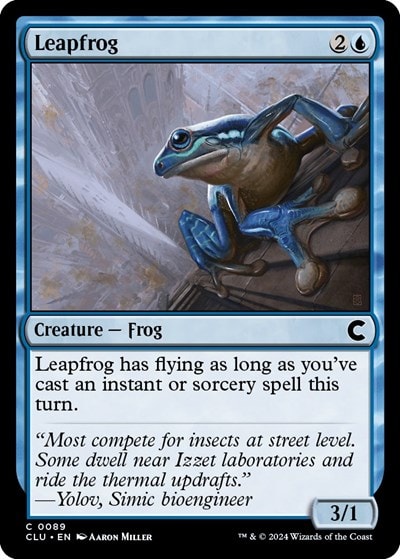 Leapfrog (CLU) #89 Common (Lightly Played) Ravnica: Clue Edition Magic: The Gathering: 2024