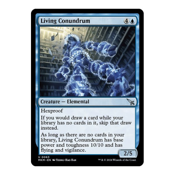 Living Conundrum (MKM) #63 Uncommon Murders at Karlov Manor Magic: The Gathering: 2024