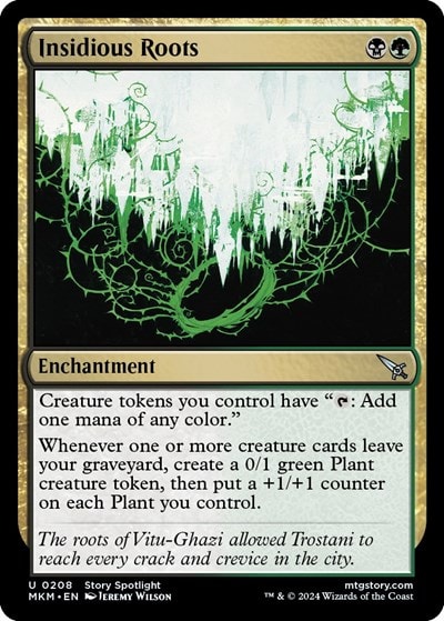Insidious Roots (MKM) #208 Uncommon (Lightly Played) Murders at Karlov Manor Magic: The Gathering: 2024