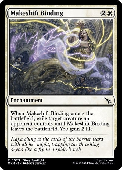 Makeshift Binding (MKM) #23 Common (Lightly Played) Murders at Karlov Manor Magic: The Gathering: 2024