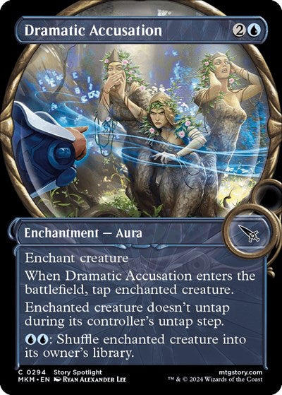 Dramatic Accusation Showcase (MKM) #294 Common (Near Mint) Murders at Karlov Manor Magic: The Gathering: 2024
