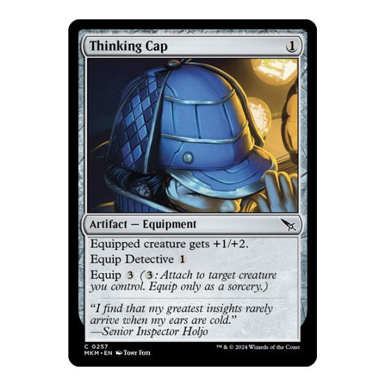 Thinking Cap (MKM) #257 Common Murders at Karlov Manor Magic: The Gathering: 2024