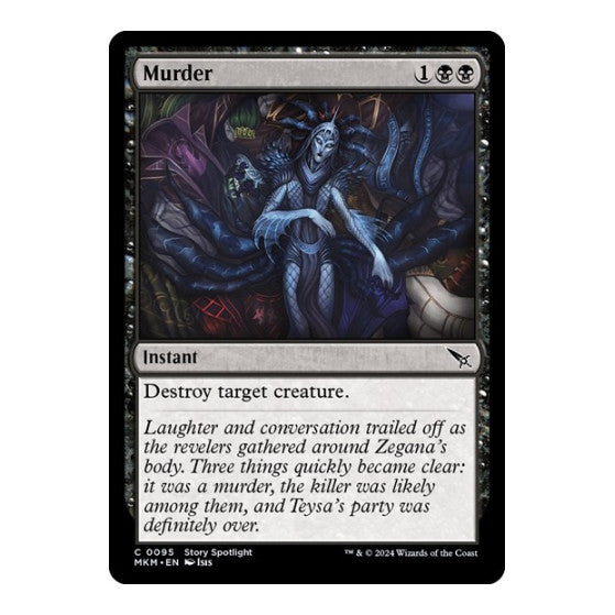 Murder (MKM) #95 Common Murders at Karlov Manor Magic: The Gathering: 2024