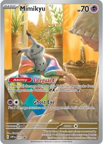 Mimikyu 075 (SVP) #075 Promo (Holofoil Near Mint) SV: Scarlet & Violet Promo Cards Pokemon: 2023