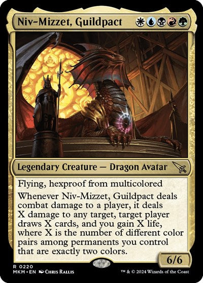 Niv Mizzet Guildpact (MKM) #220 Rare (Near Mint) Murders at Karlov Manor Magic: The Gathering: 2024
