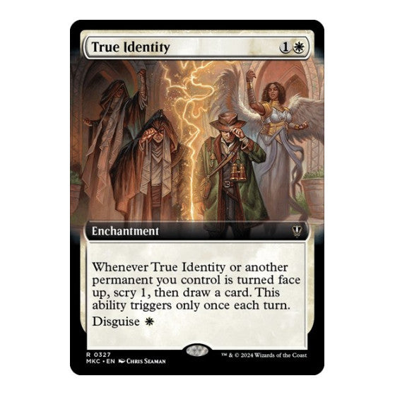 True Identity Extended Art (MKC) #327 Rare (Lightly Played) Commander: Murders at Karlov Manor Magic: The Gathering: 2024