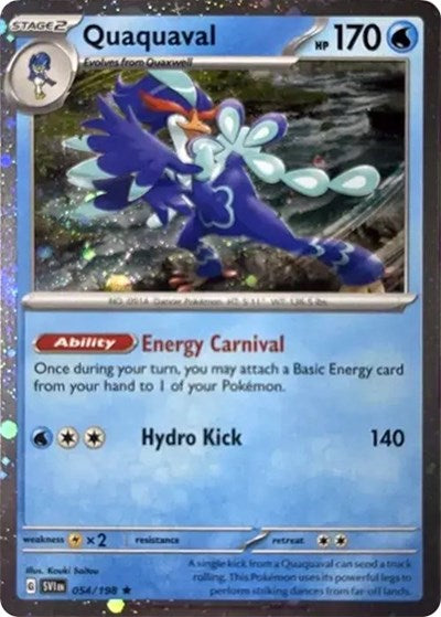 Quaquaval - 054/198 (Cosmos Holo) (MCAP) #054/198 Promo (Holofoil Near Mint) Miscellaneous Cards & Products Pokemon: 2026