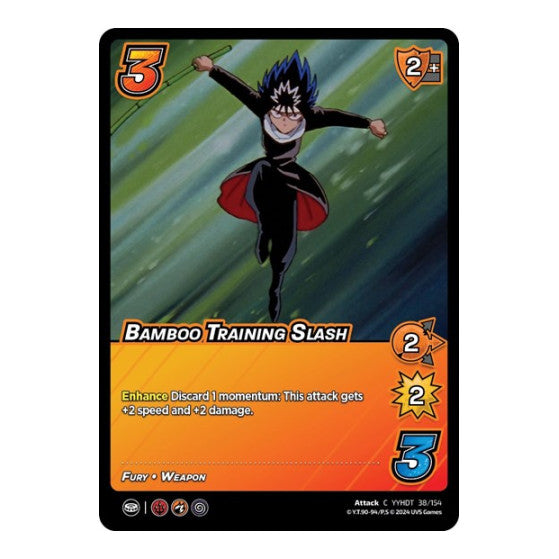 Bamboo Training Slash (YDT) #38/154 Common (Lightly Played) Yu Yu Hakusho: Dark Tournament UniVersus: 2024