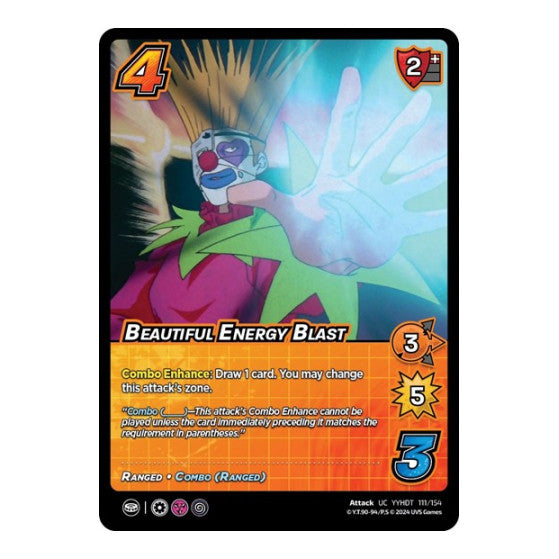 Beautiful Energy Blast (YDT) #111/154 Uncommon (Lightly Played) Yu Yu Hakusho: Dark Tournament UniVersus: 2024