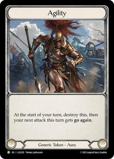 Agility // Gold - LGS229 (PR) #LGS229 Promo (Rainbow Foil Near Mint) Flesh and Blood: Promo Cards Flesh and Blood TCG: 2019