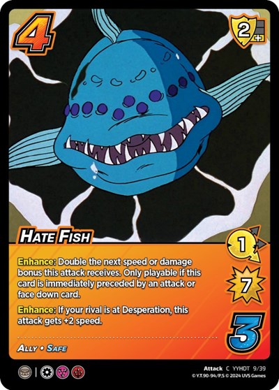 Hate Fish (Time Shifted) (YDT) #9/39 Common (Lightly Played) Yu Yu Hakusho: Dark Tournament UniVersus: 2024